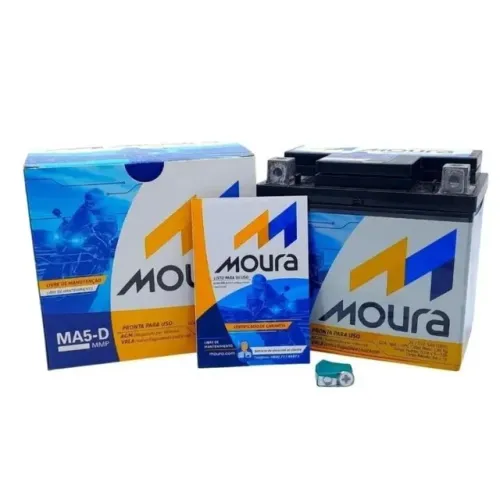 Bateria Moura pra moto Honda CG 150/ Pop 110i / Bis/ PCX no Mondubim 