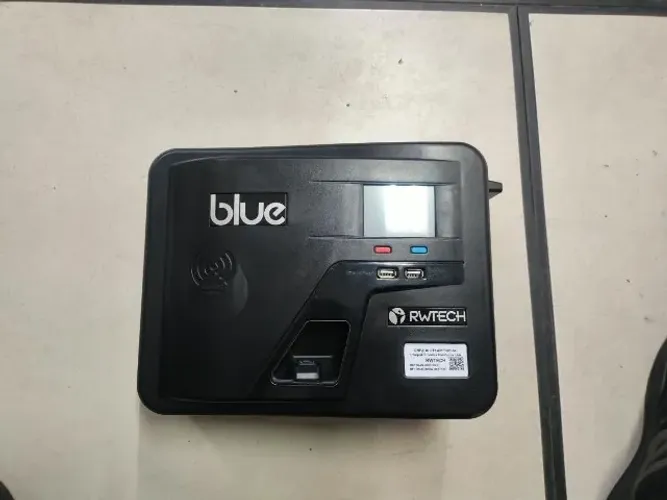 Relógio de Ponto Digital RW Tech Blue - Usado, Certificado INMETRO