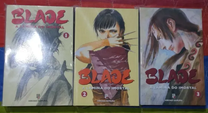 Mangá - Blade - a Lâmina do Imortal - Volumes 1 a 3 (edição Em Papel Branco)