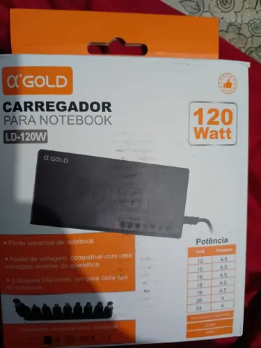 Carregador notebook universal novo na caixa !
