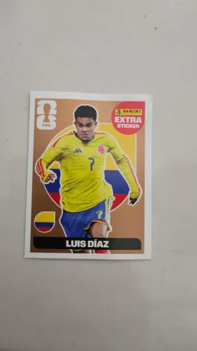 Figurinha Luiz Diaz de bronze.