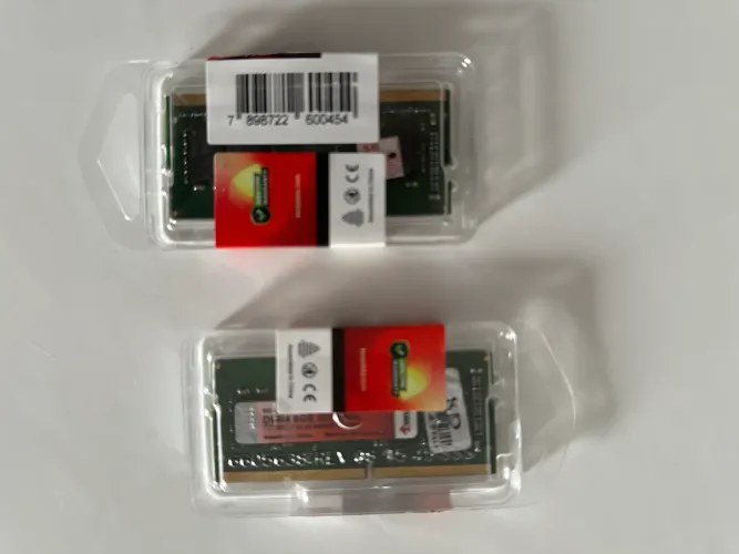 Memória Ram Notebook Ddr4 8gb 2 UNIDADES NOVAS NA CAIXA 3200mhz Keepdata Kd32s22/8g Verde
