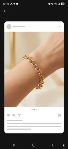 Pulseira elo português ouro 18k