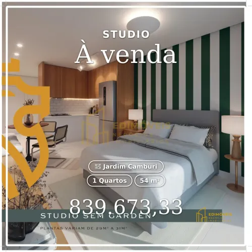 Studio Moderno em Jardim Camburi: Conforto e Praticidade no ARIAH Residencial