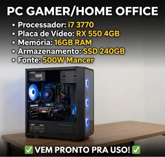 PC gamer pronto pra uso
