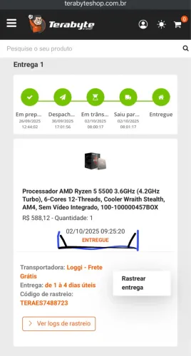 Ryzen 5 5500 processador