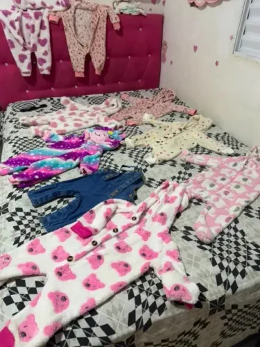 Macacão para bebê de 3 a 6 meses, e de 6 a 12 meses