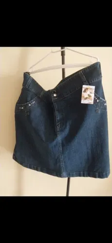 Saia jeans lycra tamanho 60-62 oferta