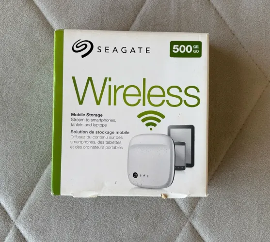 HD Externo Seagate Wireless 500GB Sem Fio Wi-Fi Portátil