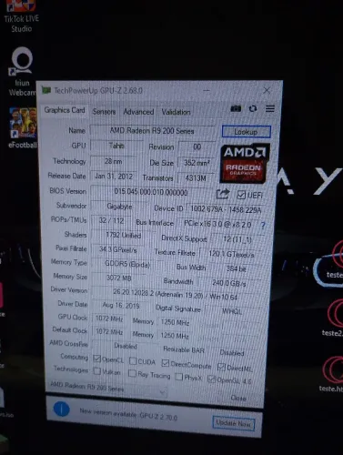R9 280X de 3gb