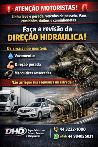 Direção hidráulica 