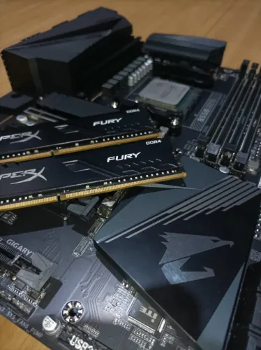 (12x cartão) Super Kit Amd Ryzen 7 5800x + Aorus B550 + 32gb Ddr4