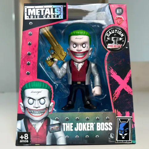 Action Figure The Joker Boss Original Jada Toys Esquadrão Suicida Batman Coringa