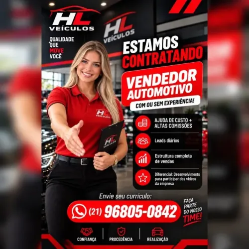 Vendedor(a) AUTOMOTIVO !!!