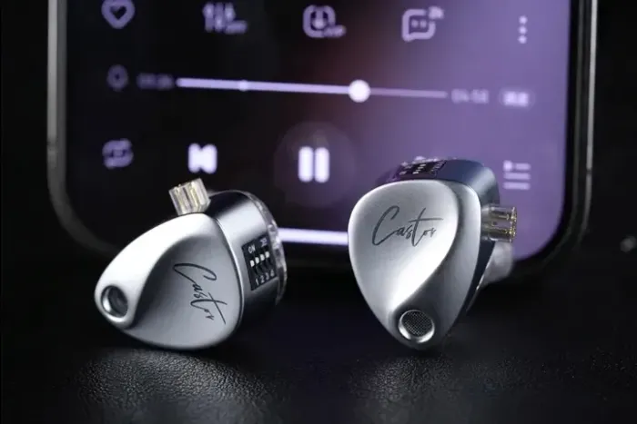 Fone KZ Castor Prata Original Hi-Fi | Graves Potentes | Novo