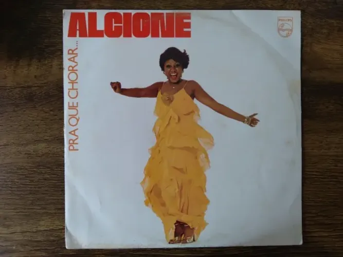 Capa Encarte Original Vinil LP Alcione Pra que Chorar... (Sem o Disco)