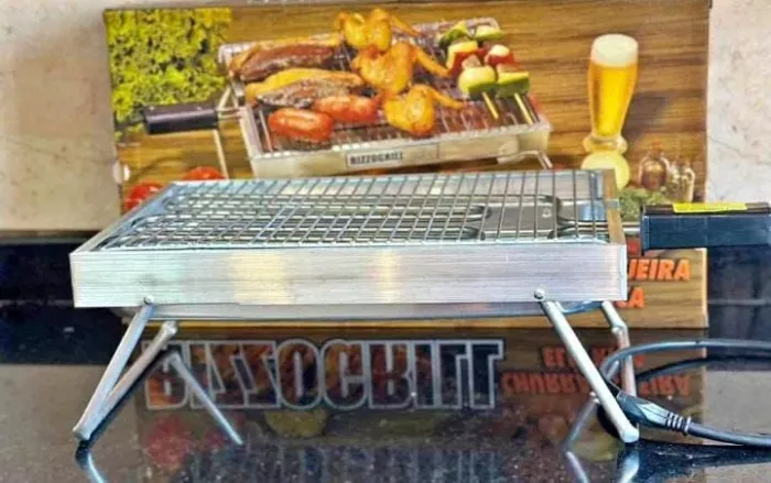 Churrasqueira elétrica top grill na promoção