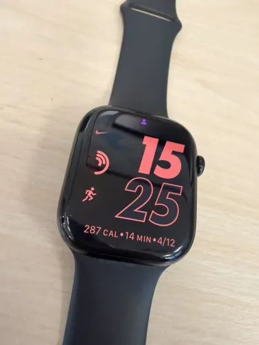 Apple Watch Series 10 GPS 46mm Jet Black | Bateria 100%