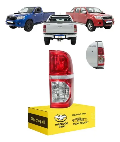 Lanterna Sinaleira Toyota Hilux 2012 2013 2014 2015 Novo L.d Direito/passageiro Cristal