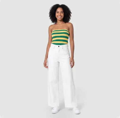 Calça jeans branca