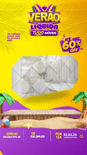 ESPELHO PAINEL DECORATIVO 100%MDF