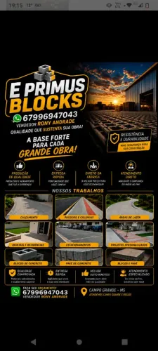 Primus blocks paiver bloco de concreto 