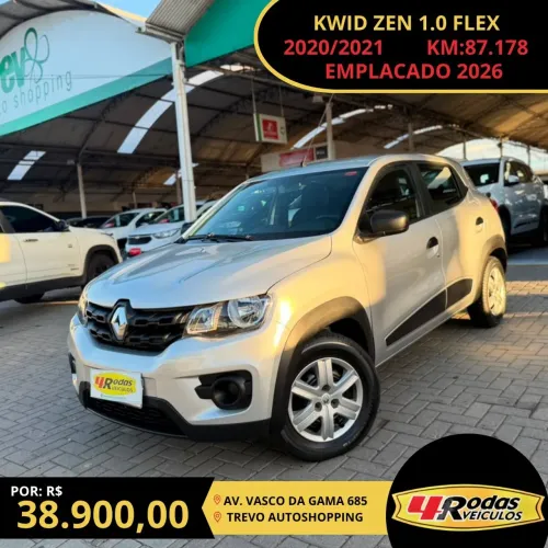 Renault Kwid Zen 1.0 Flex 12V 5P Mec. 2021