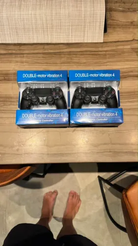 Microfone boya, kit GoPro, estabilizador gimbal, controle 4 ps4/ps5, carregador duplo GoPr
