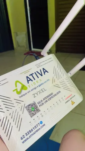 Roteador Fibra Óptica ONT Zyxel PX3321-T1 AX3000 Wi-Fi 6 Usado