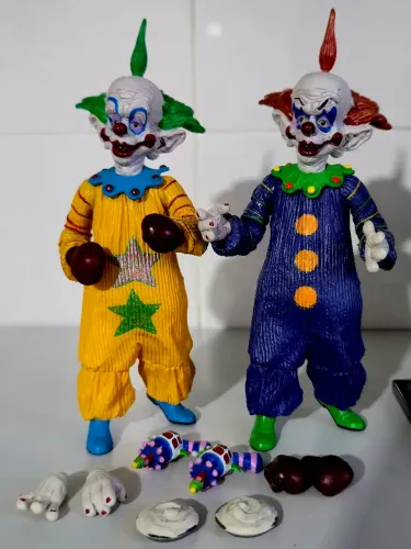 Killer Klowns From Outer Space Amok Time Toys ? SHORTY ? and " TINY" The Clown
