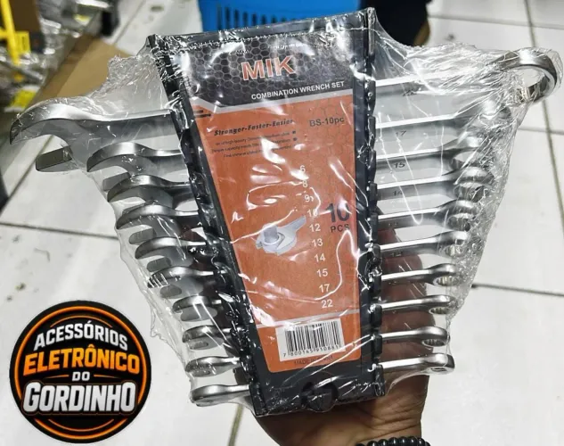 Jogo de chave combinada 10pçs