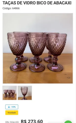Conjunto de Taças