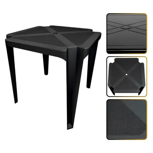 Vendo mesa de plástico com 4 banquetas