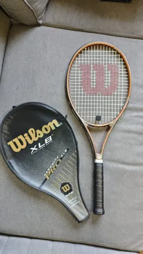 Raquete de Tênis Wilson Graphite Pro XLB + Capa + GRIP NOVO + Antivibração
