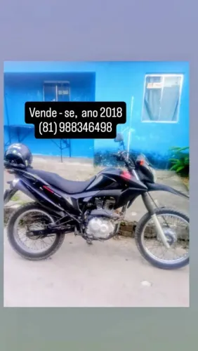 Vende - se moto Bros 160 preta, ano 2018