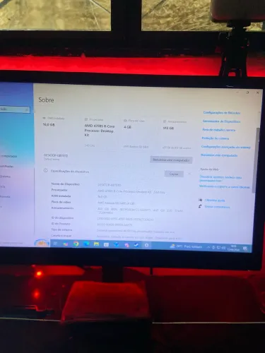 PC Gamer AMD 4700S + RX 6400 4GB + 16GB RAM + SSD/HD