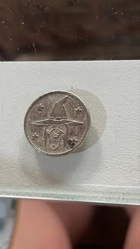 Moeda é um doubloon de Mardi Gras