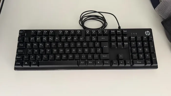 Teclado HP com RGB