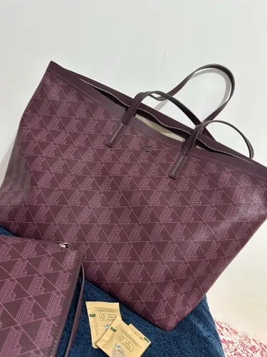 Bolsa Lacoste original vinho