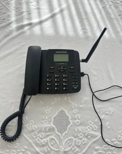 Telefone de Mesa Aquário CA42SX 4g Preto