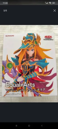 2 Action Figure Yu-Gi-Oh! Equal Arts Magicians Valkyria Figure e Dragão Branco