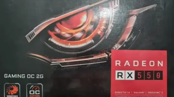 Placa De Vídeo Gigabyte Radeon Rx 550 2gb Gaming Oc (Usado)