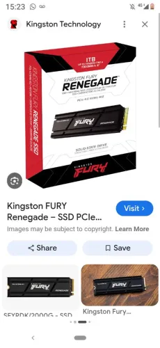 Dois SSD KINGSTON