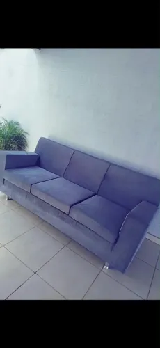 Sofá 3 lugares reformado