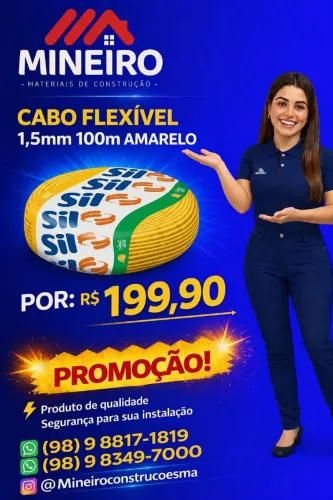Cabo sil 1,5mm