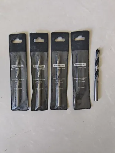  Kit Broca 3 PontasTramontina para Madeira.