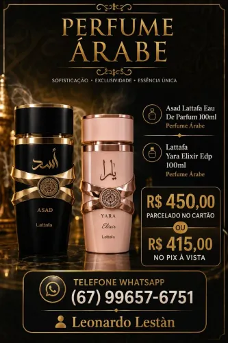  Vede-se perfume árabe 