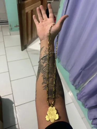 Cordão de moeda antiga