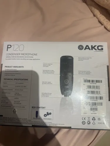 Microfone Condensador AKG P120 Novo