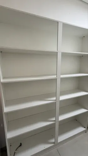 Prateleira estante branca mdf